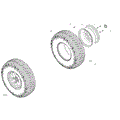 DRIVE - REAR WHEELS - 2024 CAN AM MAVERICK SPORT 1000R X RC - HYBRID WHITE PEARL - 64" WIDTH CALI