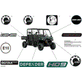 BODY - DECALS - 2023 CAN AM DEFENDER MAX HD9 DPS