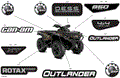 BODY - FEATURE DECALS - 2024 CAN AM OUTLANDER 850 EFI 4X4 XT - WILDLAND CAMO