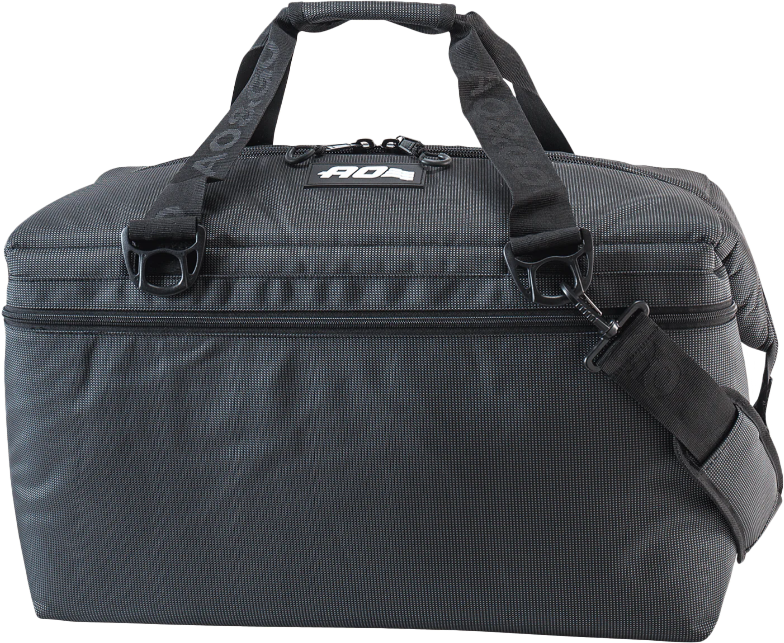 48 Pack Capacity Ballistic Black / Charcoal Cooler by AO Coolers