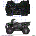 BODY: DECALS - 2020 POLARIS SPORTSMAN 450 HO EPS