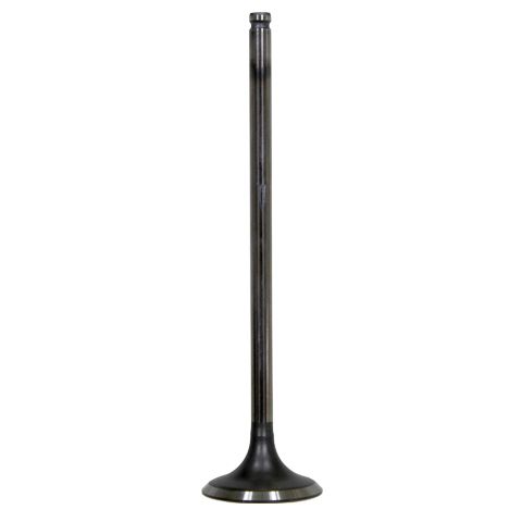 The Polaris Sportsman/Scrambler Intake Valve by Bronco features a durable metal build with a long, cylindrical stem and flat, disc-shaped head, engineered to boost ATV engine performance. Stands upright against a white background.