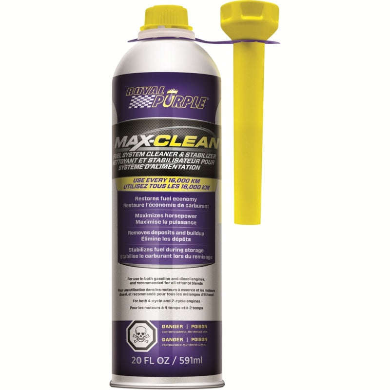 Royal Purple Max-Clean Fuel System Cleaner & Stabilizer - 20oz for Automotive Engines