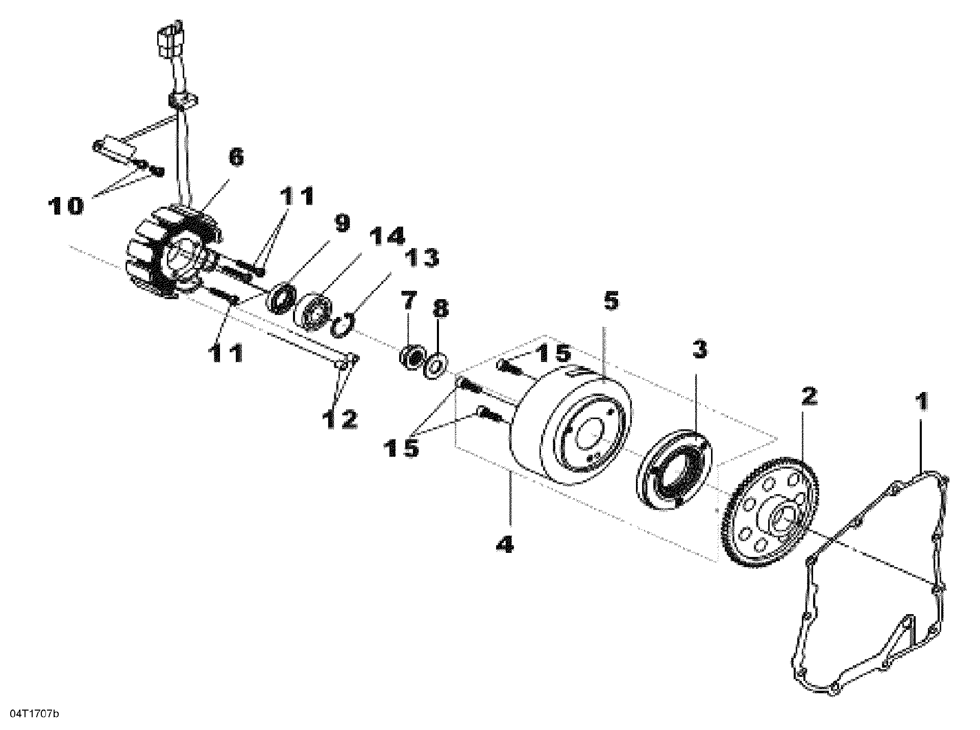 An Image of a Genuine Can-Am Parts Schematic Diagram showing the schematic - MAGNETO