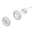 DRIVE - FRONT WHEELS - 2026 CAN AM DEFENDER MAX HD7 DPS - DARK WILDLAND CAMO - 62" WIDTH