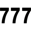 Pro Number 7 Black 7" by Factory Effex
