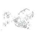 FRAME - SYSTEM - 2025 CAN AM DEFENDER HD10 XT - DUSTY NAVY - 64" WIDTH
