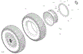 DRIVE - FRONT WHEELS - 2024 CAN AM MAVERICK R X RS - TIMELESS BLACK METALLIC - 77" WIDTH