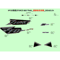 DECAL - 2025 CFMOTO ZFORCE 800 Trail