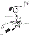 ENGINE HARNESS AND ELECTRONIC MODULE - 650 EFI - 2016 CAN AM OUTLANDER 650 EFI