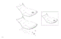 BODY - SEAT - 2018 CAN AM OUTLANDER 4X4 XT 1000R - BRUSHED ALUMINIUM