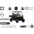 BODY - DECALS - 2024 CAN AM DEFENDER HD9 DPS - WILDLAND CAMO - 62" WIDTH CALI