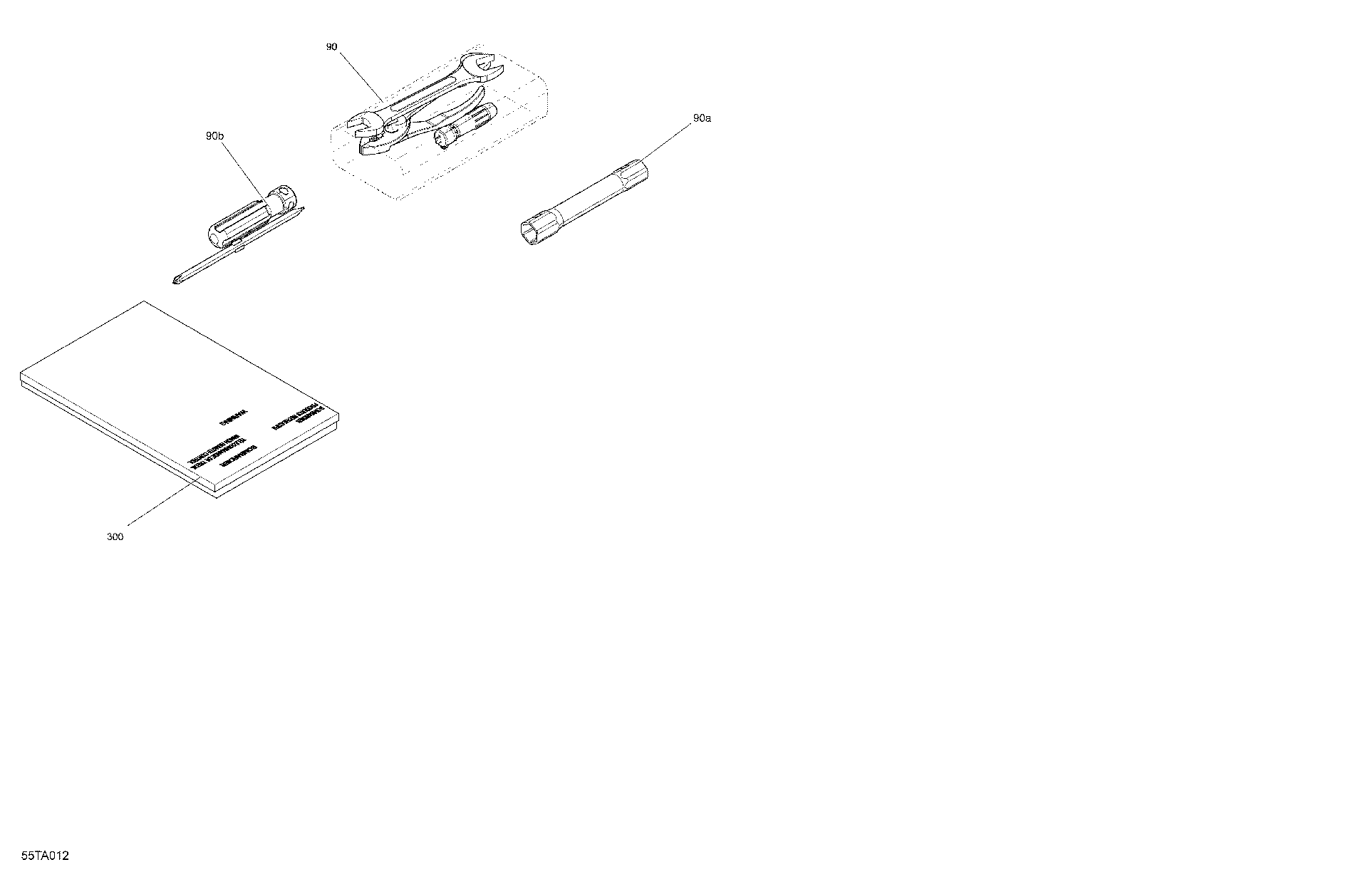 An Image of a Genuine Can-Am Parts Schematic Diagram showing the schematic - BODY - STORAGE TRAY