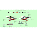 DECAL NEBULA WHITE - 2022 CFMOTO ZFORCE 950 HO EX