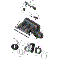 ROTAX - AIR INTAKE MANIFOLD AND THROTTLE BODY - TURBO - TURBO R - 2021 CAN AM MAVERICK TURBO X RC
