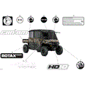 BODY - DECALS - 2025 CAN AM DEFENDER MAX HD10 LTD CAB - WILDLAND CAMO - 65" WIDTH CALI