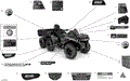 DECALS - DPS - 2020 CAN AM OUTLANDER MAX 6X6 650 EFI