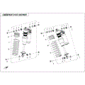 REAR SHOCK ABSORBER - 2022 CFMOTO ZFORCE 950 EX