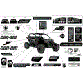 BODY - DECALS - 2022 CAN AM MAVERICK TURBO RR X RS