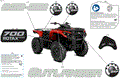 BODY - FEATURE DECALS - 2025 CAN AM OUTLANDER 700 4X4 DPS - LEGION RED