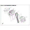 CYLINDER HEAD AND CYLINDER ASSY - 2017 CFMOTO UFORCE 500