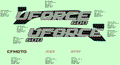 Upper Decal Cargo Box LH Side Plate by CF Moto