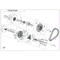 Driven Fixed Pulley Assembly by CFMOTO