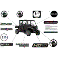 BODY - DECALS - 2023 CAN AM DEFENDER MAX HD10 LONE STAR EDITION