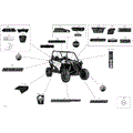 DECALS - 1000R - PACKAGE DPS - 2019 CAN AM MAVERICK SPORT 1000R DPS