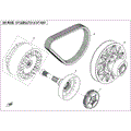CLUTCH AND CVT ASSY - 2021 CFMOTO UFORCE 800