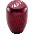 Shift Knob Short - Red Carbon Fiber by DragonFire Racing