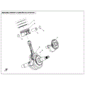 CRANKSHAFT/CONNECTING ROD/PISTON ASSY. - 2022 CFMOTO CFORCE 600