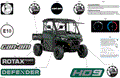 BODY - DECALS - 2024 CAN AM DEFENDER HD9 DPS CAB - TUNDRA GREEN - 67" WIDTH