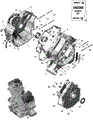 ROTAX - CRANKCASE - 2023 CAN AM OUTLANDER 1000R EFI XT P
