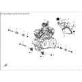 ENGINE MOUNTING PARTS - 2016 CFMOTO ZFORCE 800 EX