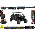 BODY - WARNING DECALS - 2025 CAN AM MAVERICK SPORT MAX 1000R EFI DPS - TIMELESS BLACK METALLIC - 60" WIDTH CALI