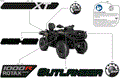 BODY - FEATURE DECALS - 2025 CAN AM OUTLANDER MAX 1000R 4X4 XT - WILDLAND CAMO - (2)