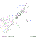 ENGINE: THERMOSTAT and COVER - 2025 POLARIS SPORTSMAN 450 HO EPS 50S