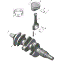 ROTAX - CRANKSHAFT AND PISTONS - 2026 CAN AM DEFENDER MAX HD11 LONE STAR - STEALTH BLACK - 65" WIDTH