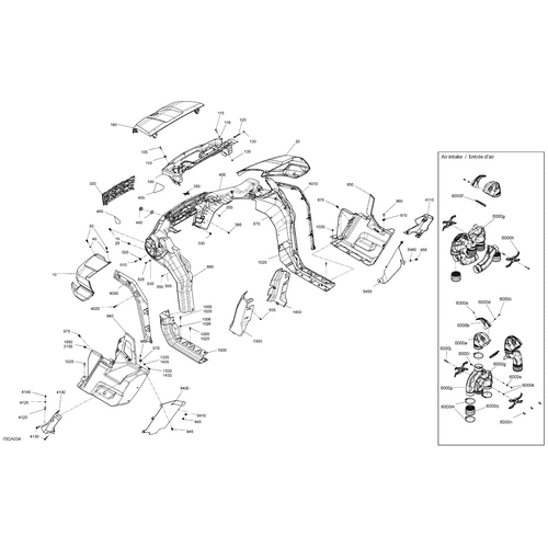 Elastic Stop Nut M6 by Can-Am 232561494 OEM Hardware 232561494 Off Road Express Peach St