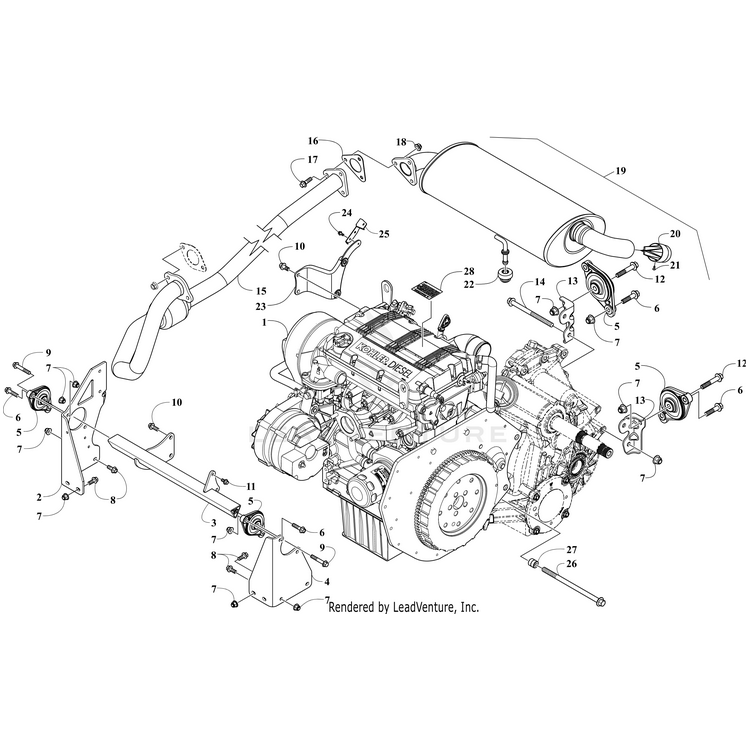 Kohler KDW1003 Engine for Arctic Cat - OEM 0462-052 Witchdoctors