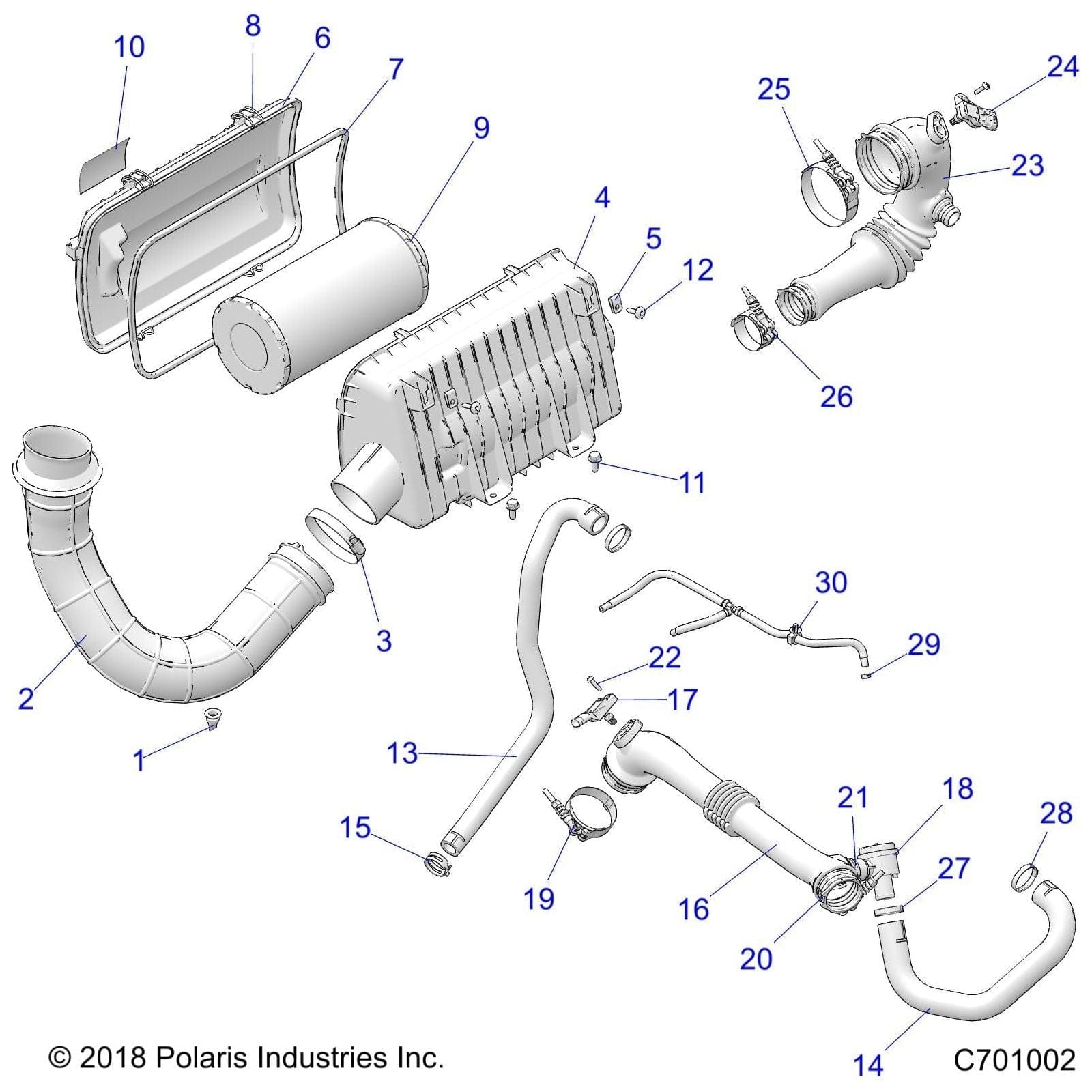 Engine Vent Hose by Polaris 5415437 OEM Hardware P5415437 Off Road Express