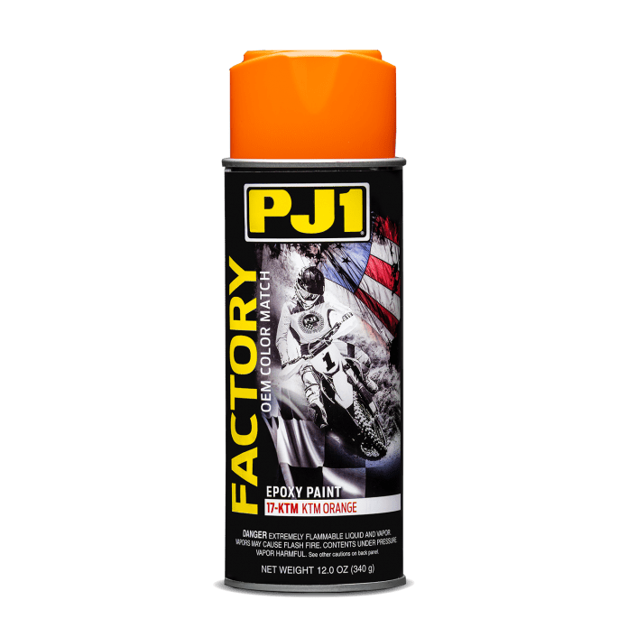 Epoxy Paint Ktm Orange Pre '19 (Primer: 57-10181) by PJ1 17-KTM Aerosol Paint
