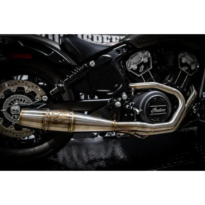 Exhaust Scout Full Length Cannon Black by Sawicki 930-01368 Exhaust Slip On Muffler