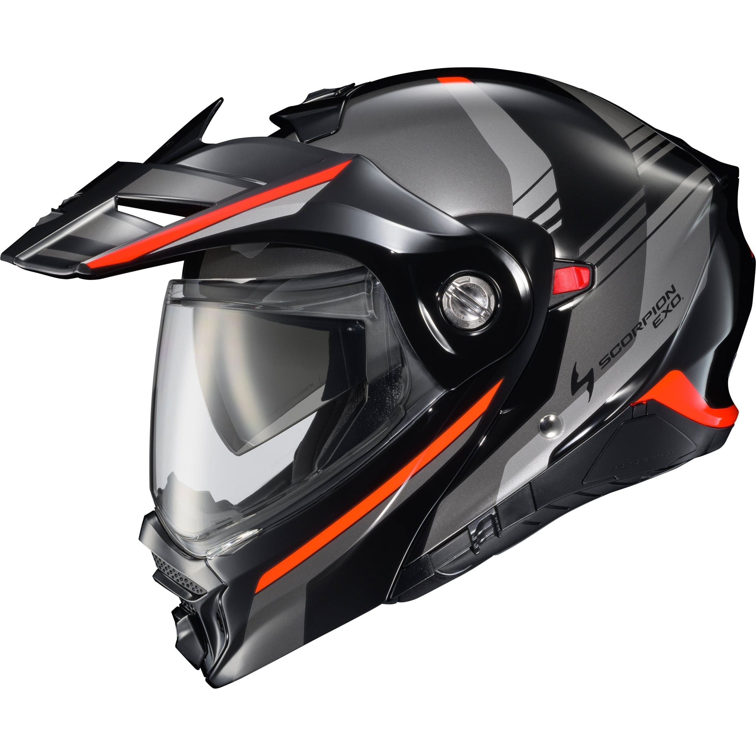 EXO-AT960 Modular Helmet Monk Grey/Hi-Viz 3x