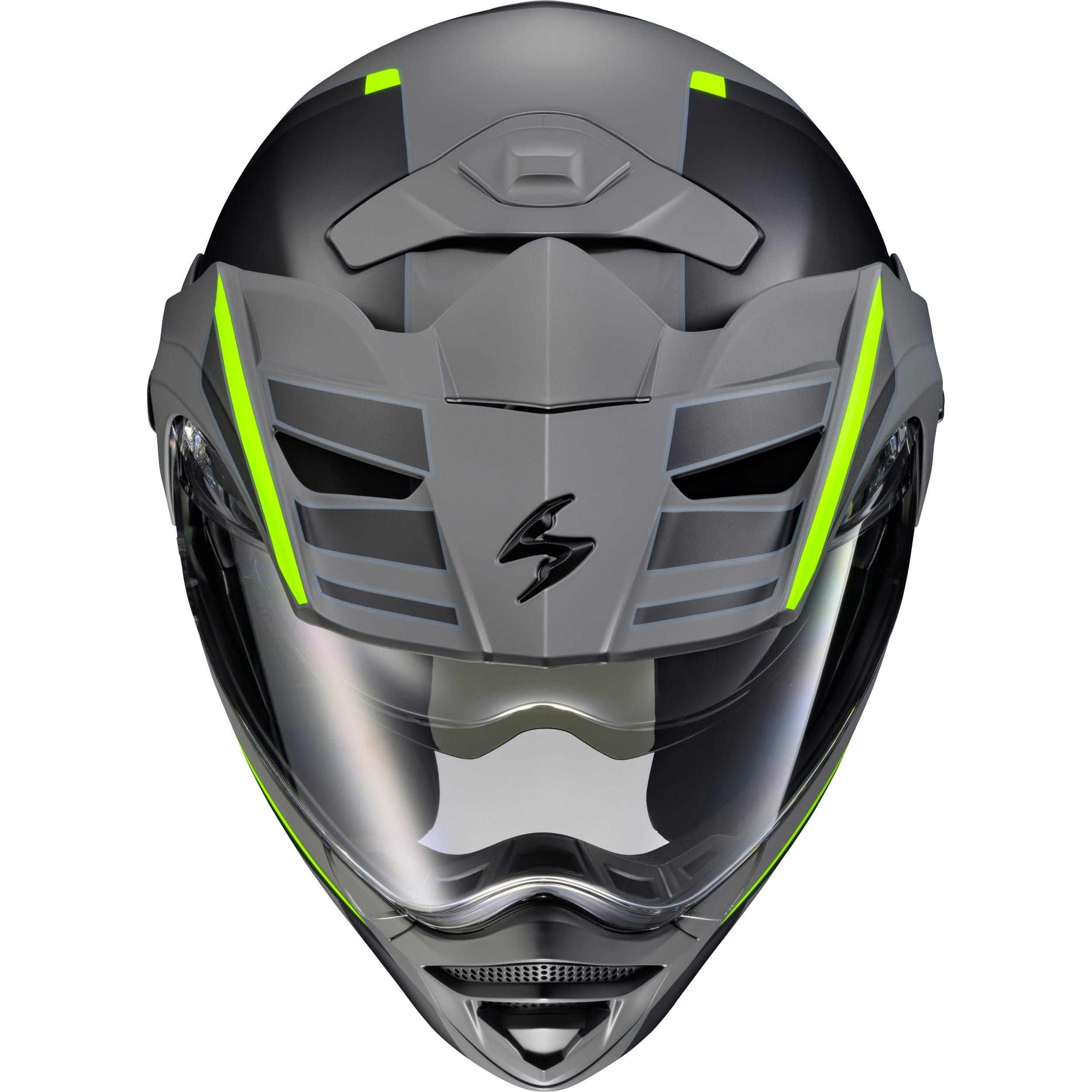 Scorpion EXO-AT960 Modular Monk Helmet White/Blue / 3XL