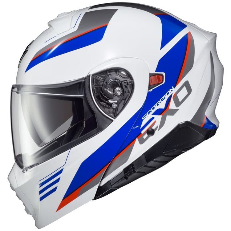 Western Powersports Full Face Helmet White/Blue / 2X-Large EXO-GT930 Cold Weather Electric Helmet by Scorpion Exo 93-1027-EC