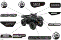 BODY - DECALS - 2023 CAN AM OUTLANDER 850 EFI XT