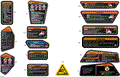 BODY - WARNING DECALS - 2026 CAN AM OUTLANDER MAX 1000R 4X4 DPS - CALI - GRANITE GREY
