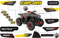 BODY - FEATURE DECALS - 2018 CAN AM RENEGADE 4X4 X MR 1000R - SUNBURST YELLOW